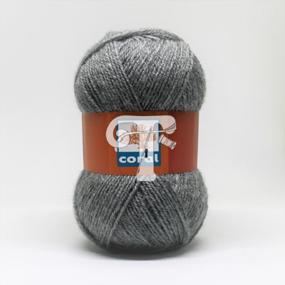 Cor 250 - Lã Coral Cinzento Suave