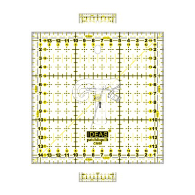 C3858 Régua de retalhos 15 x 15 cm