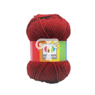 Cor 123 - Lã Miltoins Vermelho Escuro