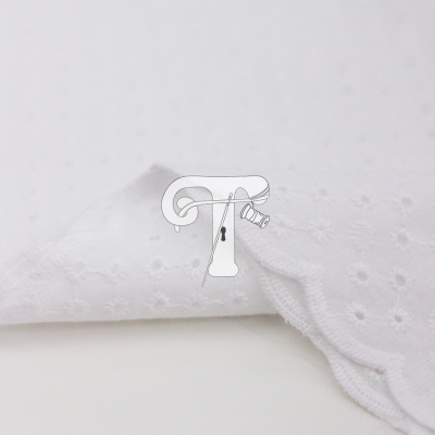 Bordado Inglês Branco