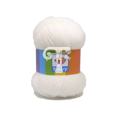 Cor 602 - Lã Baby Pérola