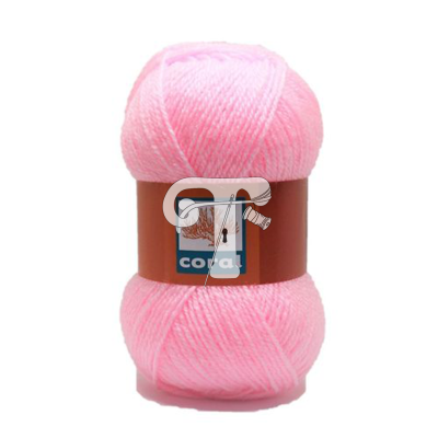 Cor 202 - Lã Coral Rosa Bebé