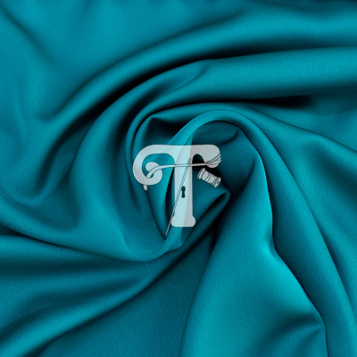 Tecido de Confecção | Sable Azul Petróleo