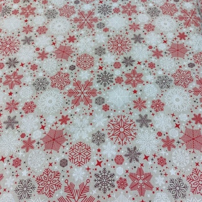 Loneta Natal - Red Snow