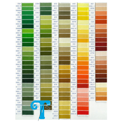 DMC Mouliné do 352 ao 3844