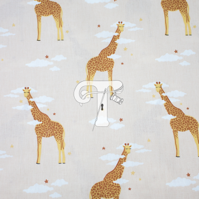 Tecido | Girafa Rosa