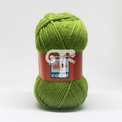 Cor 257 - Lã Coral Verde Tropa