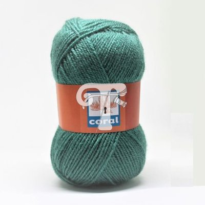 Cor 240 - Lã Coral Verde Agua