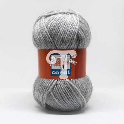 Cor 249 - Lã Coral Cinzento Claro
