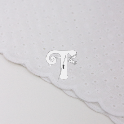 Bordado Inglês Branco