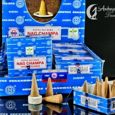 Cones Incenso Nag Champa - Dhoop Cones