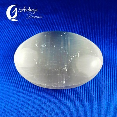 Massajador Redondo de Selenite Massajador Redondo de Selenite