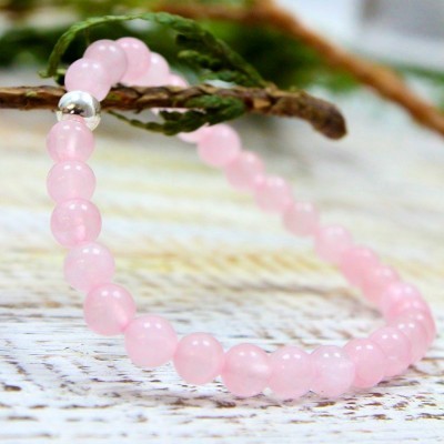 Pulseira Quartzo Rosa Pulseira Quartzo Rosa