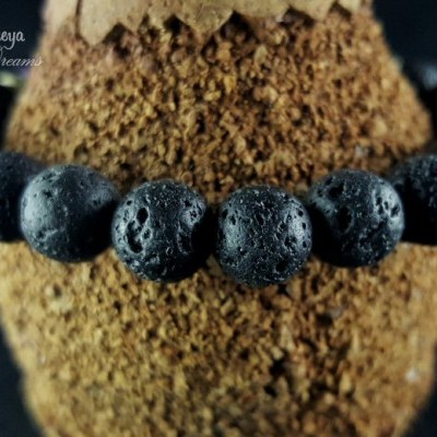 Pulseira Vulcânica 7 Chakras Árvore da Vida