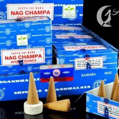 Cones Incenso Nag Champa - Dhoop Cones