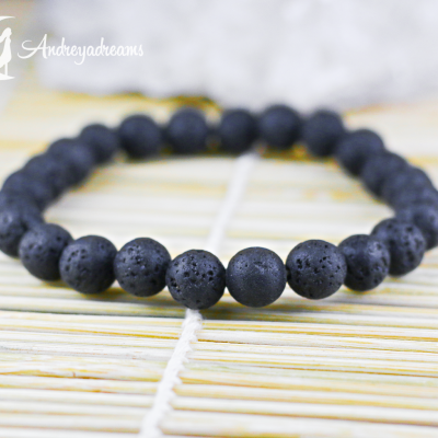 Pulseira Vulcânica 8mm Pulseira Vulcânica 8mm