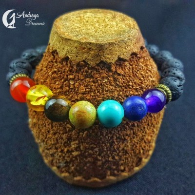Pulseira Vulcânica 7 Chakras