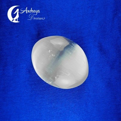 Massajador Redondo de Selenite Massajador Redondo de Selenite