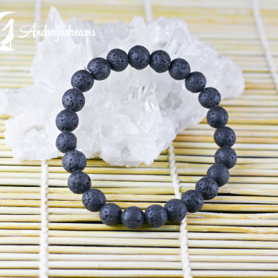 Pulseira Vulcânica 8mm Pulseira Vulcânica 8mm