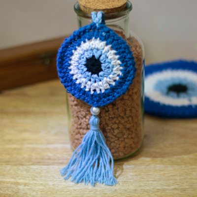 Olho Turco em Crochê com Tassel