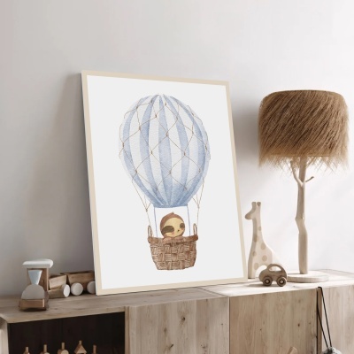 Pequena Preguiça no balão