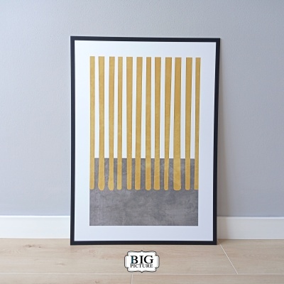 Trio Modern yellow art