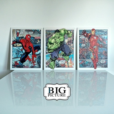 Conjunto Super Heróis BD