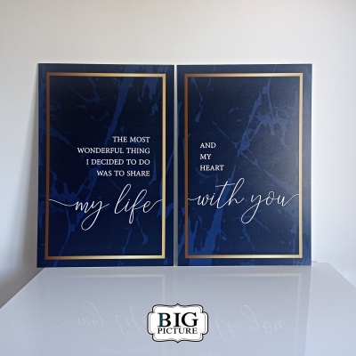 Duo Share my life with you_Blue