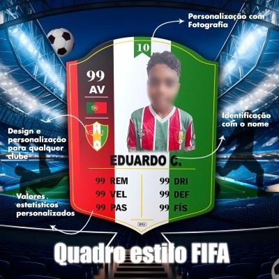 Quadro estilo FIFA - Personalizado