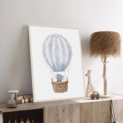 Pequeno Elefante no balão