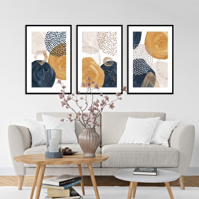 Trio Triple circle brushes