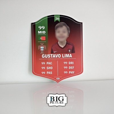 Quadro estilo FIFA - Personalizado