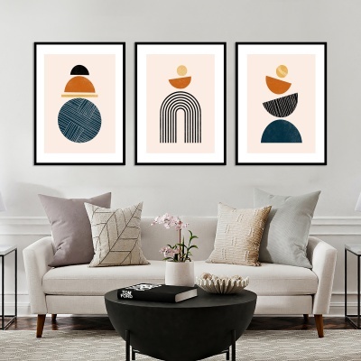 Trio Boho geometric