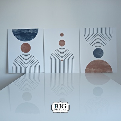 Trio Triple boho geometrical 3