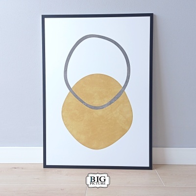 Trio Modern yellow art