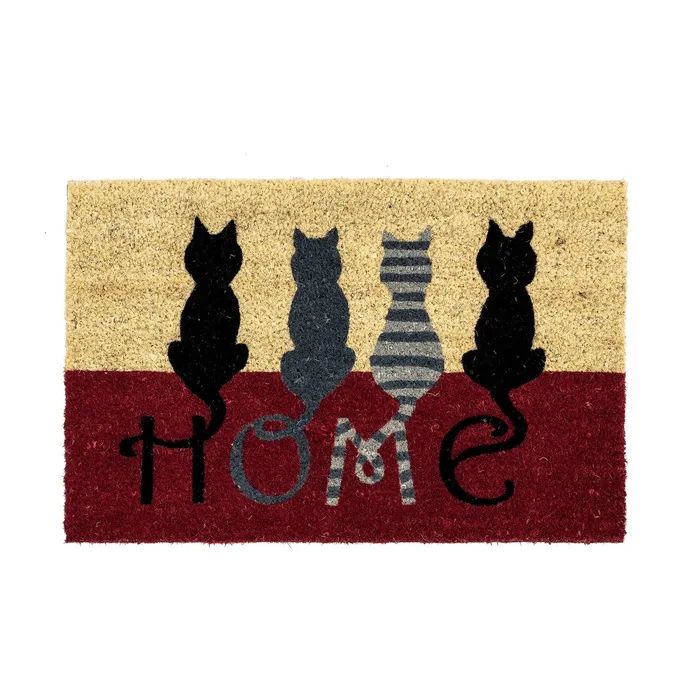 Tapete Felpudo Cats Fibra Coco 60x40x1,5