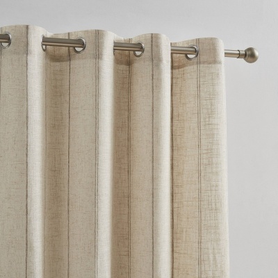 Cortina&#x20;Com&#x20;Ilh&#x00F3;&#x20;140x265&#x20;Visillo&#x20;Risca&#x20;&#x20;cru