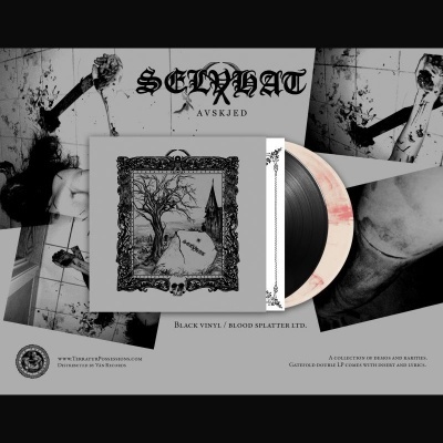 SELVHAT - Avskjed (2x12'' LP) Red Marbled and Black vinyl