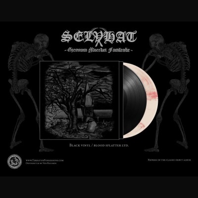SELVHAT - Gjennom Moerket Famlene (12'' LP)   Red Marbled and Black vinyl