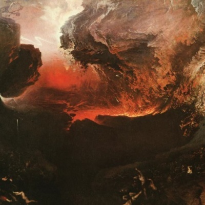 CIRCLE OF OUROBORUS / DROWNING THE LIGHT – Moonflares    (Split LP Yellow/Red and Black)