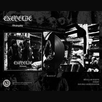 ENEVELDE - Gravgang (lim. 12'' LP)  Silver and Black