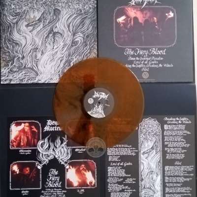 Deus Mortem - The Fiery Blood (12'' MLP Amber with black haze vinyl)