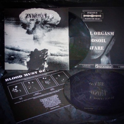 ZYKLON B - Blood Must Be Shed   (12“ MLP  Dark Red Marble and Black vinyl)