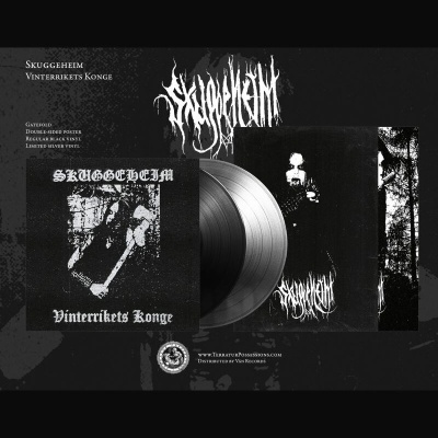 SKUGGEHEIM - Vinterrikets Konge (Gtf. 12'' LP)   Silver and Black