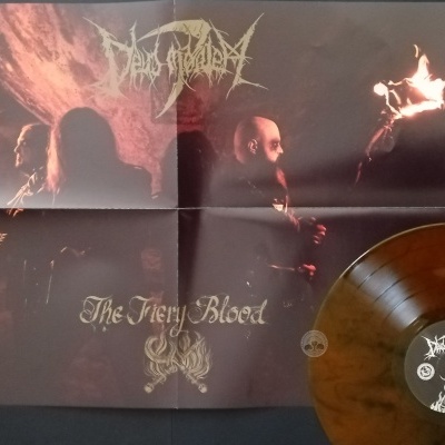 Deus Mortem - The Fiery Blood (12'' MLP Amber with black haze vinyl)