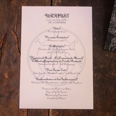 URFAUST – Compilation Of Intoxications (12"LP Smoke and Dark Red)