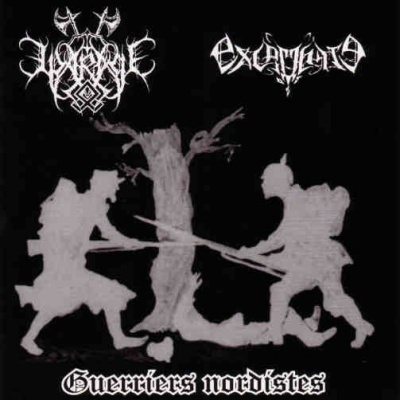 WARAGE / EXCRUCIATE – Guerrieres nordistes    (Split 7″EP)