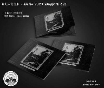 KRATTI - Demo 2023 Digipack CD + A2 double sided poster