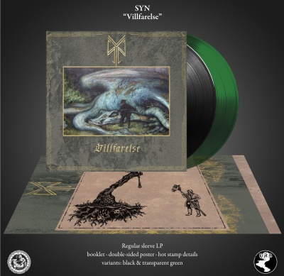 SYN - Villfarelse (12'' LP) Transparent Green