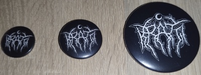 KRATTI White Logo Badge/Button